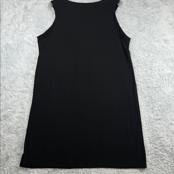 Liz Claiborne Black Mini Dress with Gold Detailing - Picture 3 of 10